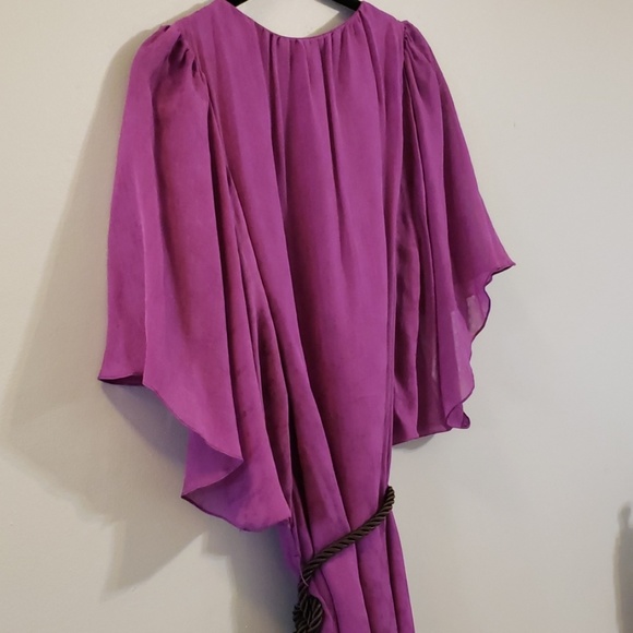 Milly purple dress with rope belt sz 6 NWOT - Picture 6 of 7